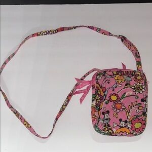 Disney Pink Floral Crossbody Bag